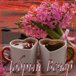 Добрая летняя гиф-открытка Добрый вечер