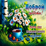 Доброй субботы! Пусть она подарит много радости