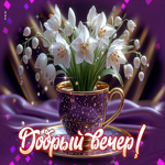 Душевнейшая гифка Добрый вечер