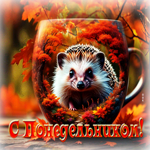 Фантастическая осенняя гифка С понедельником