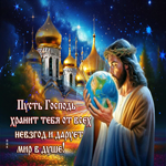 Гифка Пусть Господь хранит тебя от всех невгод