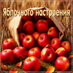 Красивая осенняя гифка Яблочного настроения