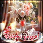 Лиричная гиф-открытка Доброе утро