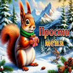 Морозно-пушистая гифка Прости меня