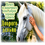 Начать и заканчивать день добром - хорошая примета