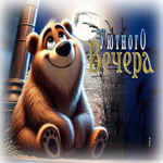 Насыщенная гиф-открытка Уютного вечера