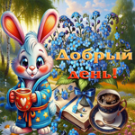 Нежнейшая летняя гиф-открытка Добрый день