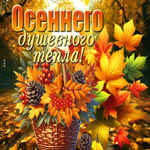 Открытка Осеннего душевного тепла