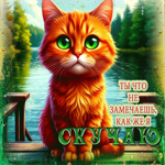 Открытка Ты что не замечаешь, как же я скучаю