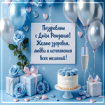 Поздравляю с Днем Рождения! Желаю исполнения всех желаний и любви