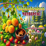 Прекрасного четверга! Пусть он подарит много хорошего