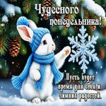 Пусть будет время для себя и зимних радостей, чудесного понедельника