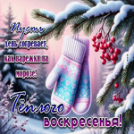 Пусть день согревает, как варежки на морозе! Теплого воскресенья