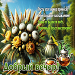 Пусть этот вечер принесет тебе большое наслаждение! Добрый вечер