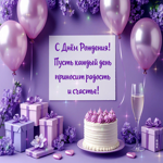 Пусть каждый день приносит радость и счастье! С Днем Рождения