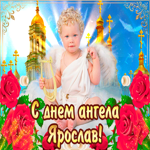 С днём ангела Ярослав — красивые розы