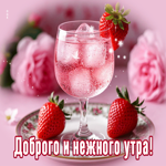 Сияющая гифка Доброго и нежного утра