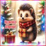 Снежная чудотворная гифка Праздничного настроения