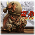 Снежная красивая гифка Скучаю по тебе