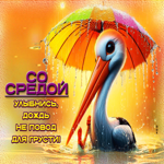 Со средой! Улыбнись, дождь не повод для грусти