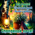 Спи сладко! Пусть ночь будет тихой и уютной