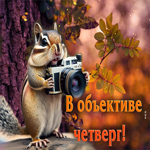 Улыбчивая анимационная открытка В объективе четверг!