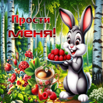 Вдохновляющая летняя гиф-открытка Прости меня