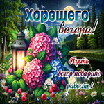 Хорошего вечера! Пусть вечер подарит радость