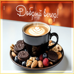 Художественная гифка Добрый вечер