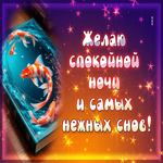Желаю спокойной ночи и самых нежных снов
