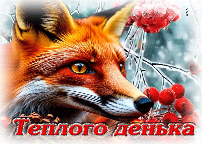 Postcard белоснежная гифка теплого денька