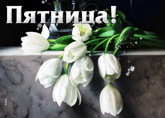 Picture благосклонная и милая открытка с тюльпанами пятница