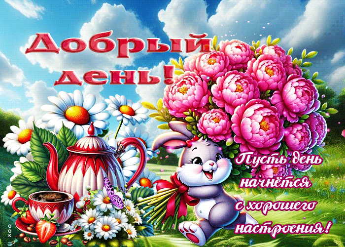 Picture добрый день! пусть день начнется с хорошего настроения