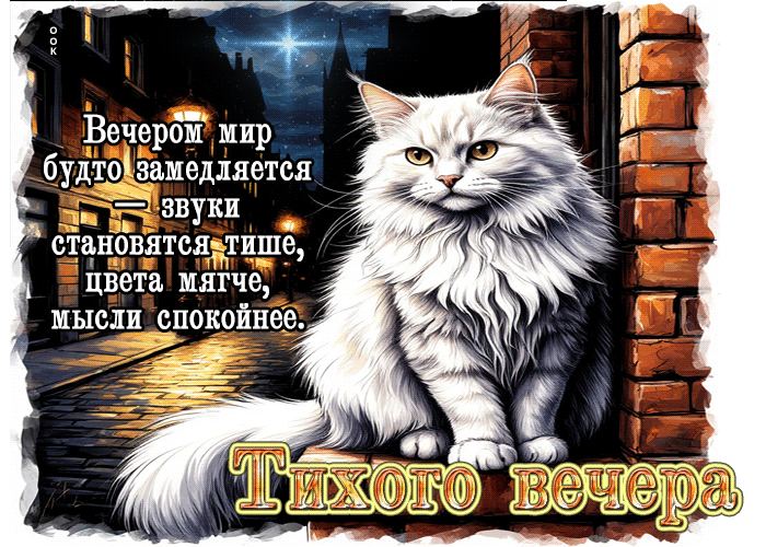 Picture гифка вечером мир будто замедляется, звуки становятся тише