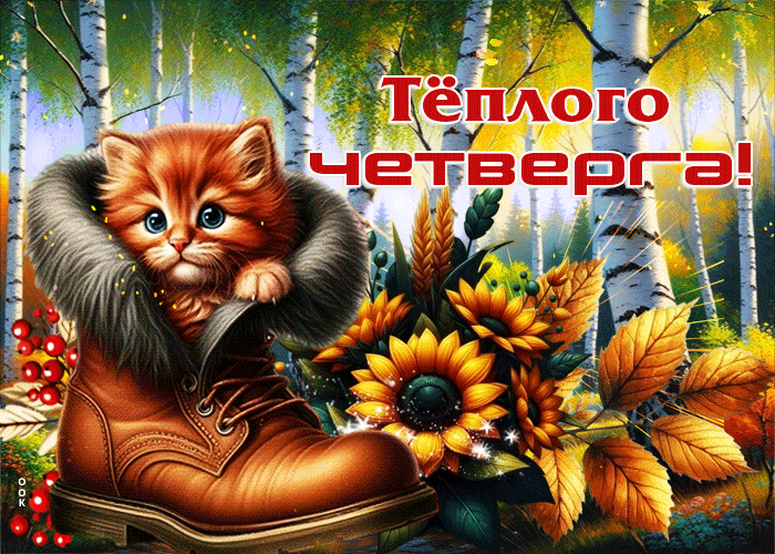 Picture игривaя осенняя гифка теплого четверга