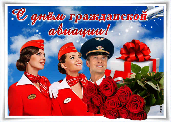 Картинка картинка международный день гражданской авиации с розами