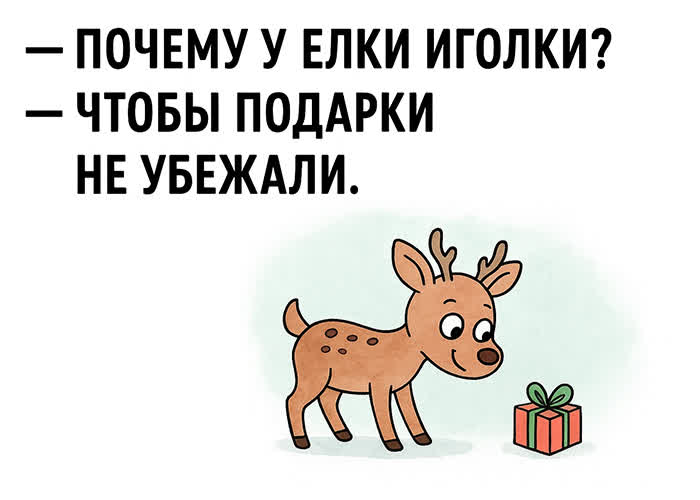 Postcard картинка с юмористическим настроением