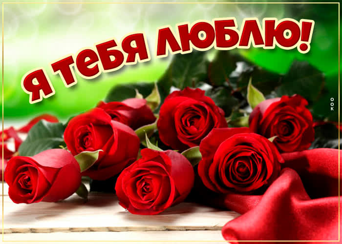 Картинка картинка я тебя люблю с розами