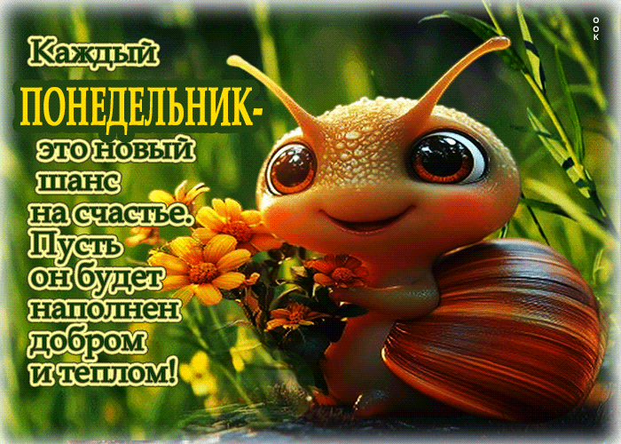 Picture каждый понедельник - это новый шанс на счастье