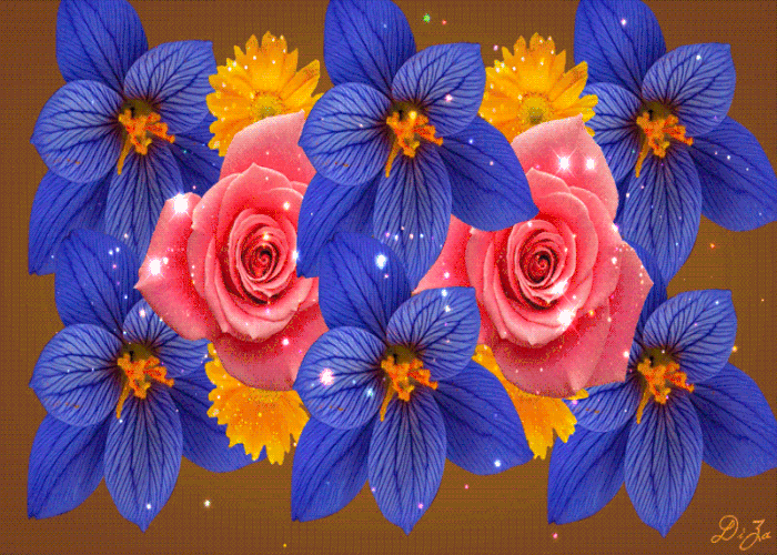 Картинка красивая открытка с цветами