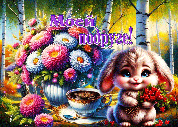 Picture милая, гармоничная осенняя гифка моей подруге