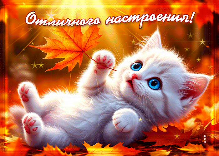 Picture очаровывающая осенняя гифка отличного настроения