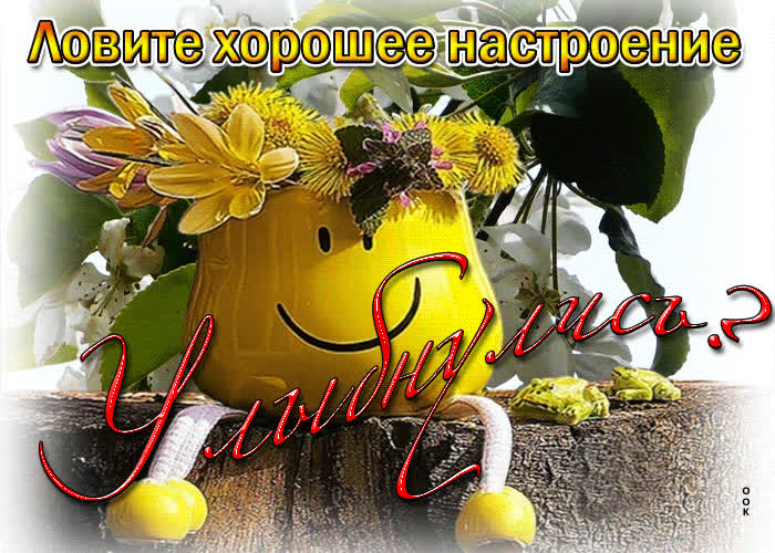 Открытка Ловите хорошее настроение! Улыбнулись? - Скачать бесплатно на ...