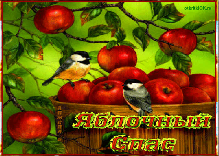 Картинка праздник 19 августа яблочный спас