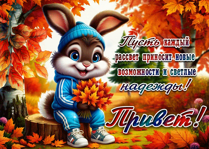 Postcard пусть каждый рассвет приносит новые возможности и светлые надежды