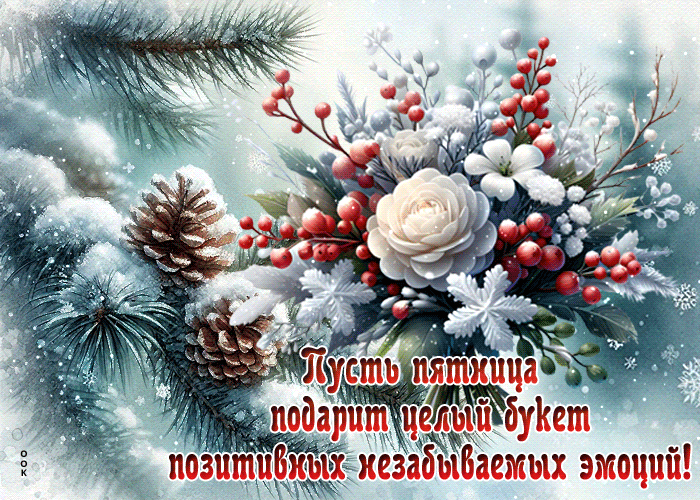 Picture пусть пятница подарит целый букет позитивных незабываемых эмоций