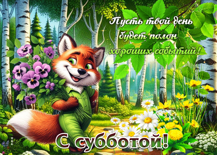 Picture пусть твой день будет полон хороших событий! с субботой