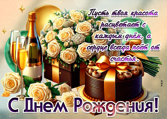 Picture пусть твоя красота расцветает с каждый днем, а сердце всегда поет от счастья