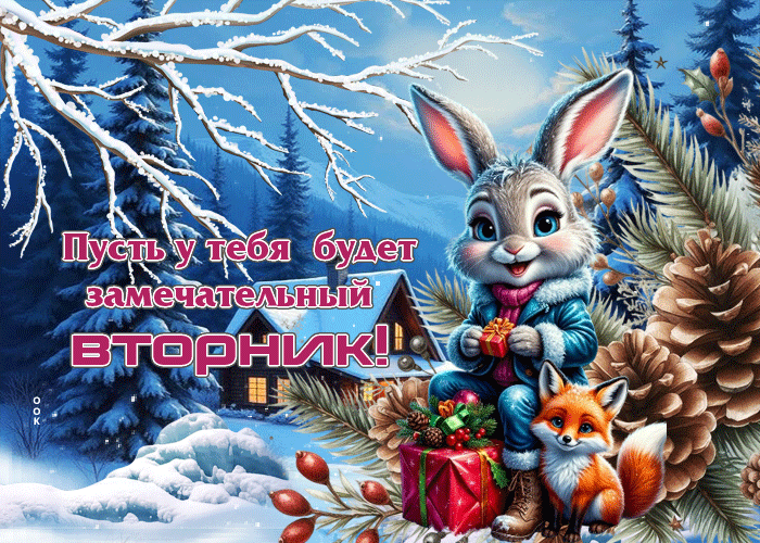 Postcard пусть у тебя будет замечательный вторник