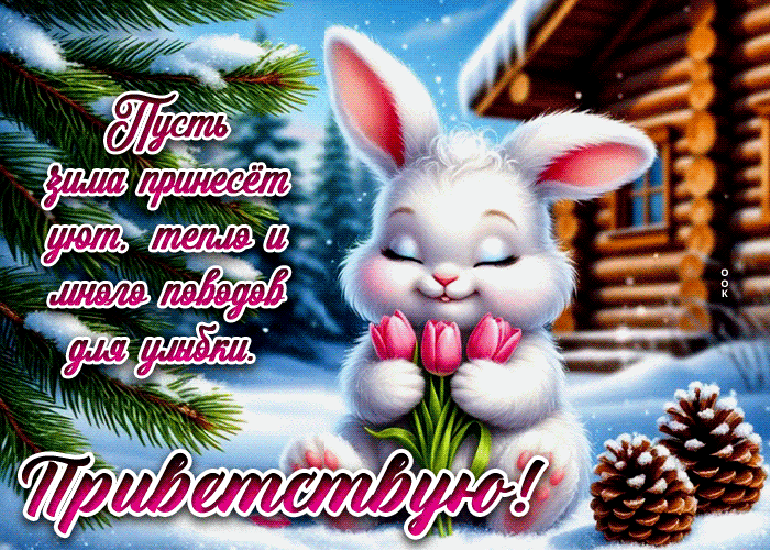 Picture пусть зима принесет уют, тепло и много поводов для улыбки